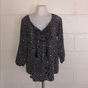 Cute, 3/4 Sleeve, Blouse